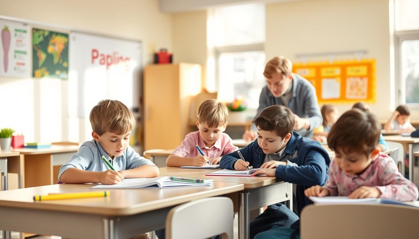 Student preparing for exams with study materials